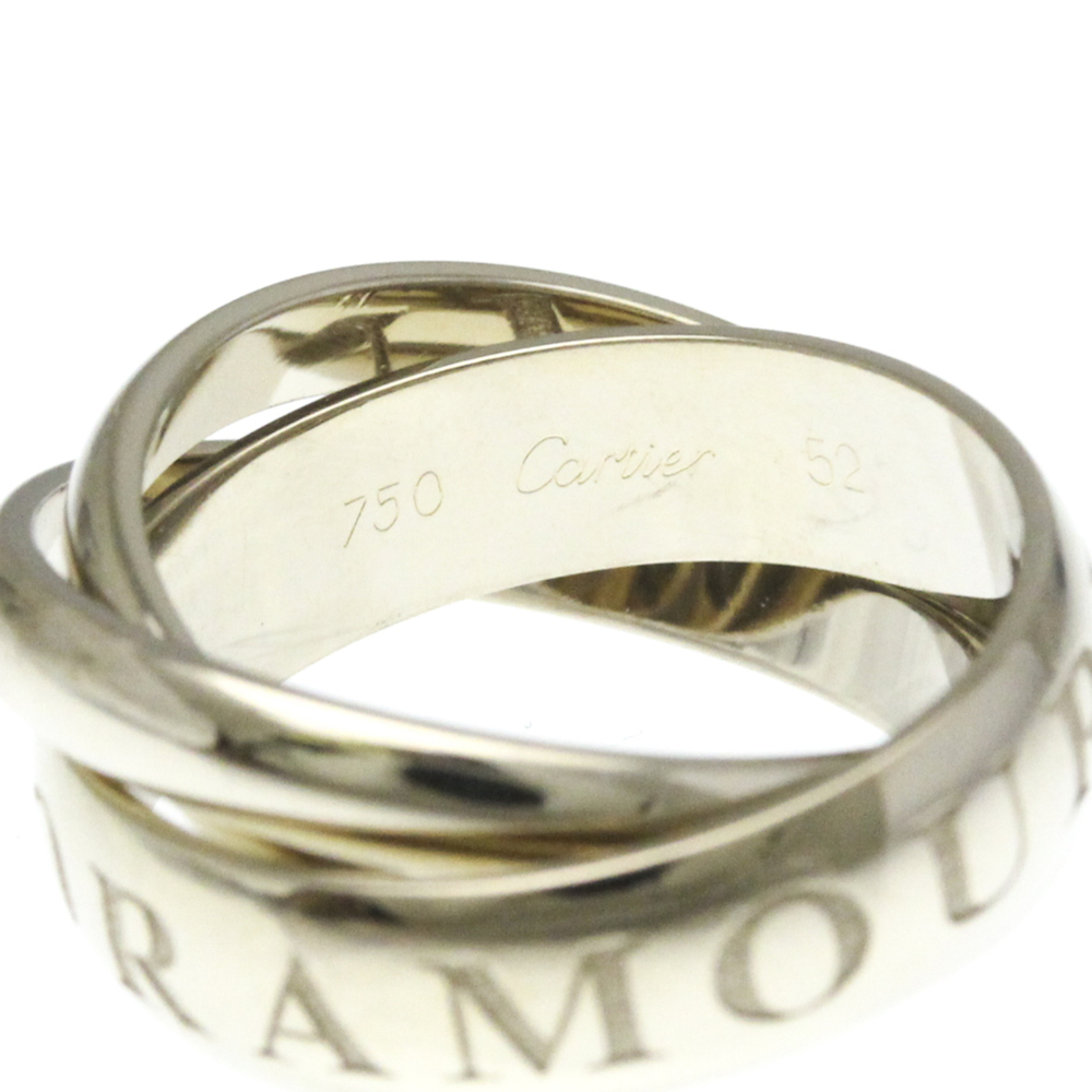 Cartier Authentic 18k Silver Trinity Ring - image 2